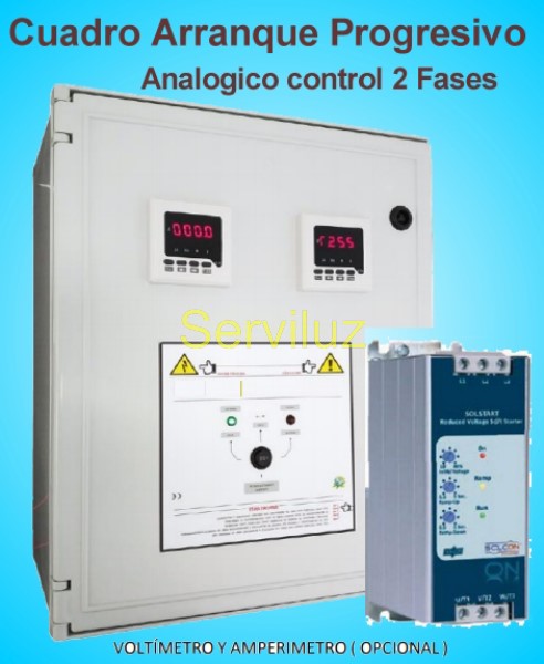 Cuadros de Arranque Progresivo Suave Analogicos y Digitales